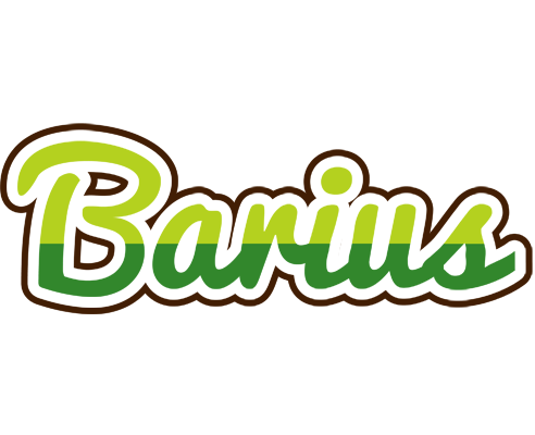Barius golfing logo