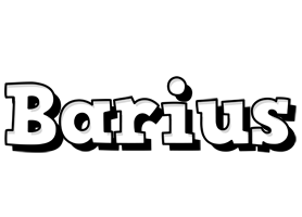 Barius snowing logo