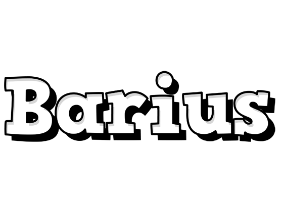 Barius snowing logo