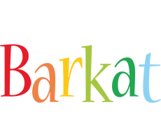 Barkat birthday logo