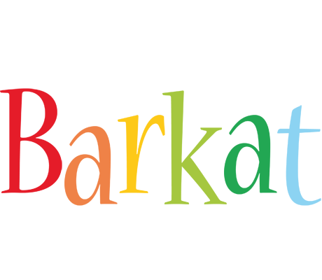 Barkat birthday logo