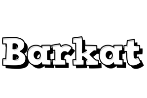 Barkat snowing logo