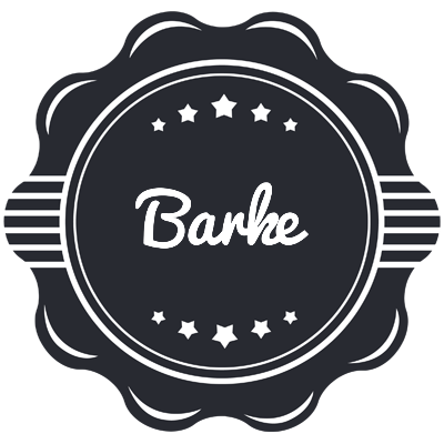 Barke badge logo