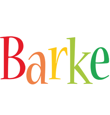 Barke birthday logo