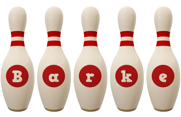 Barke bowling-pin logo