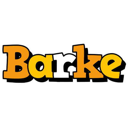 Barke cartoon logo