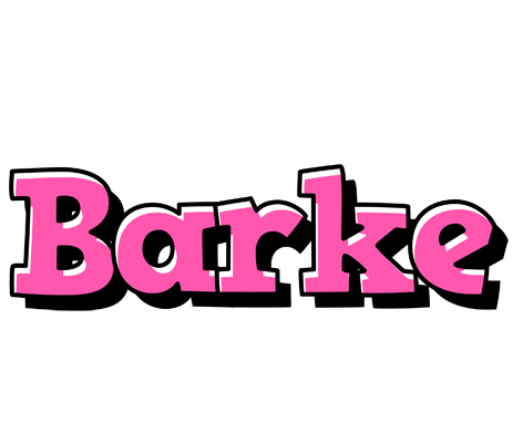 Barke girlish logo