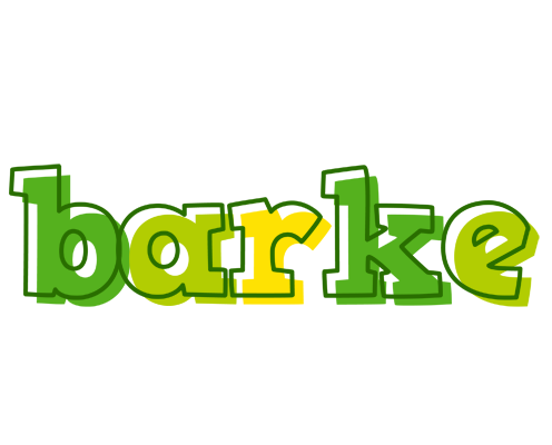 Barke juice logo
