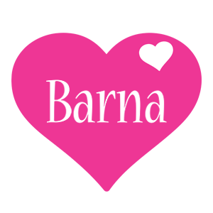 Barna love-heart logo