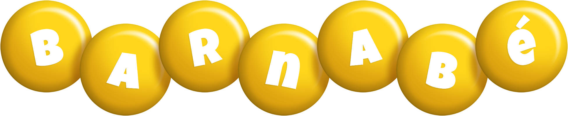 Barnabé candy-yellow logo