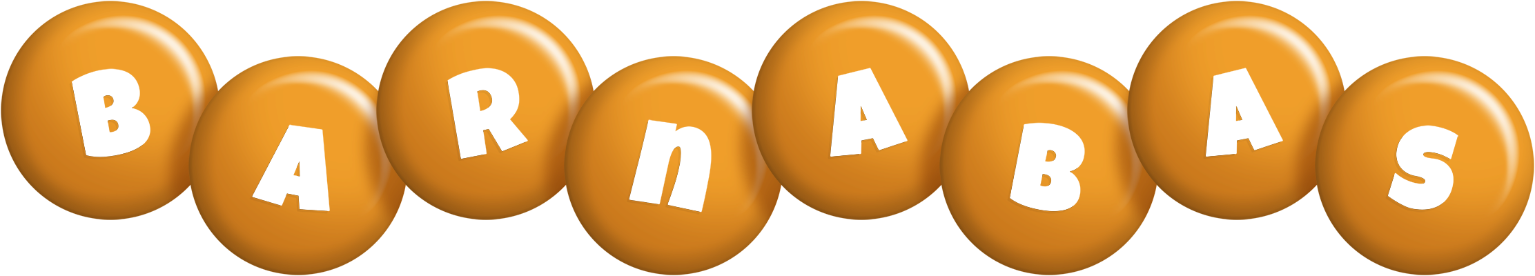 Barnabas candy-orange logo