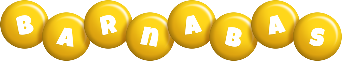 Barnabas candy-yellow logo