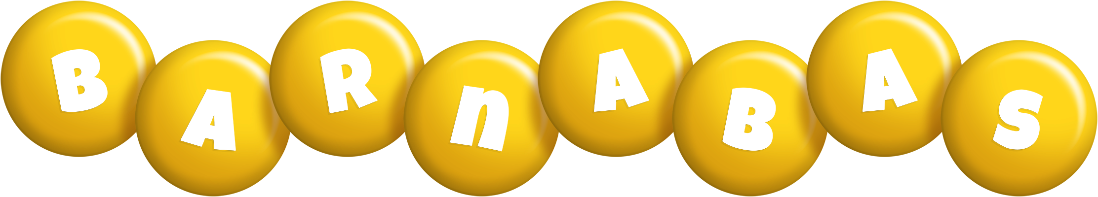 Barnabas candy-yellow logo