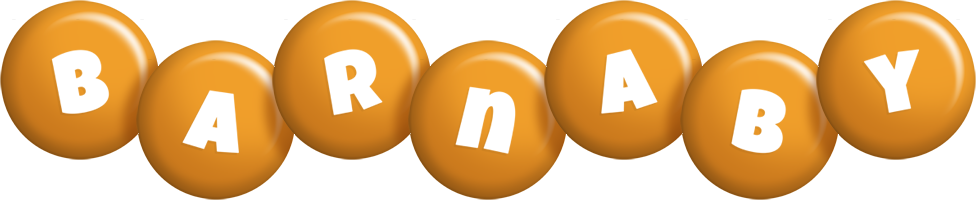 Barnaby candy-orange logo