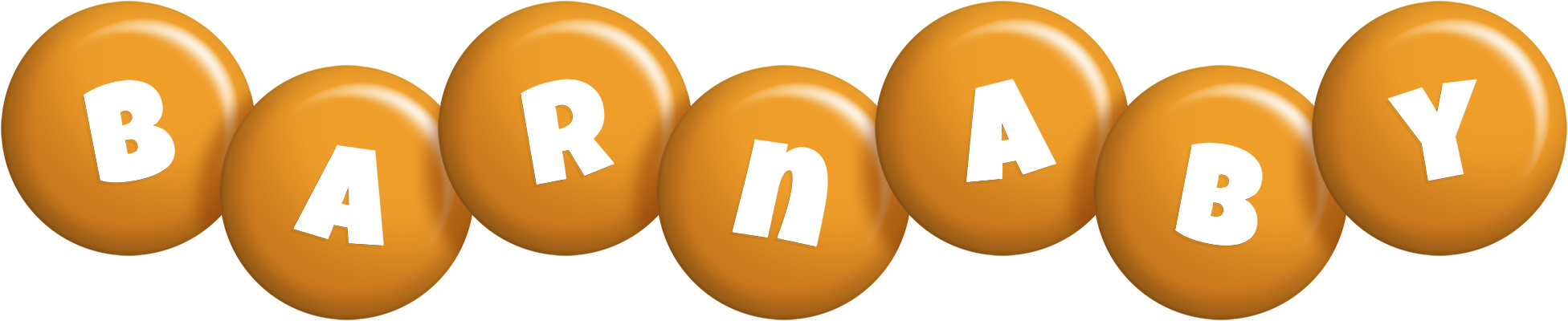Barnaby candy-orange logo