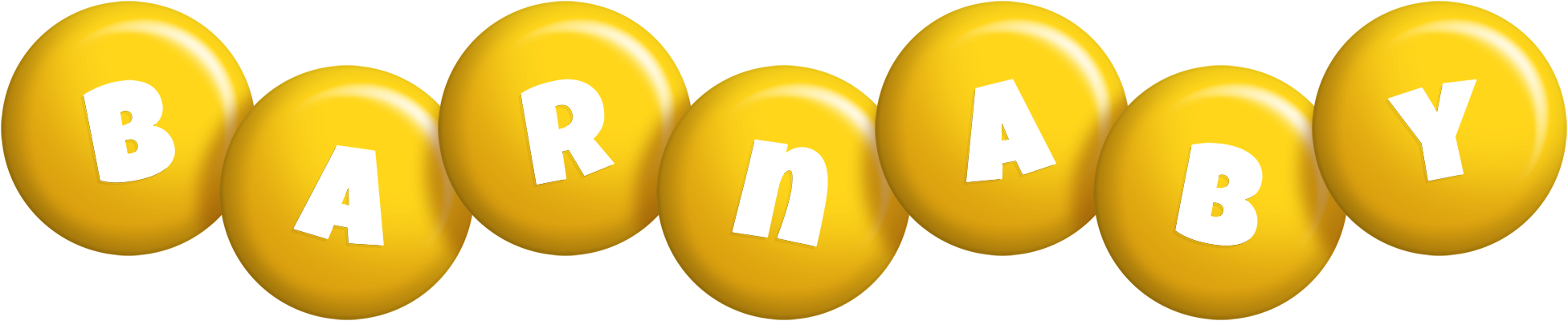 Barnaby candy-yellow logo