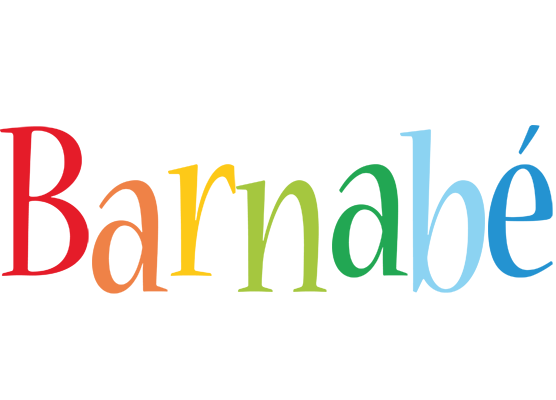Barnabé birthday logo