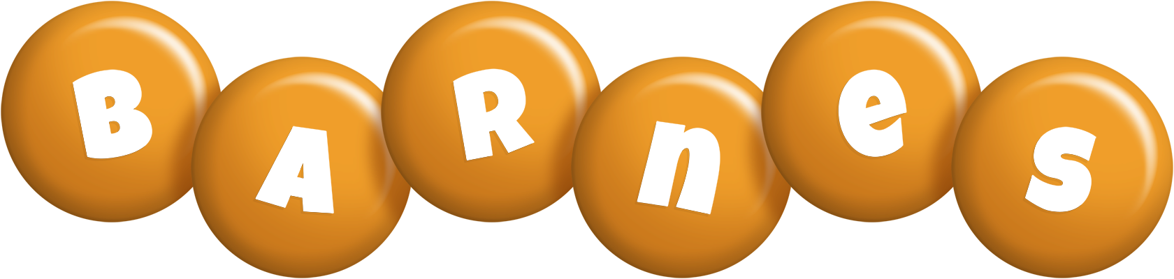 Barnes candy-orange logo