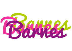 Barnes flowers logo