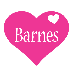 Barnes love-heart logo