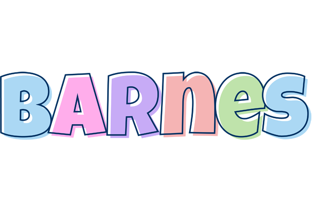 Barnes pastel logo
