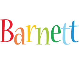 Barnett birthday logo