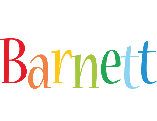 Barnett birthday logo