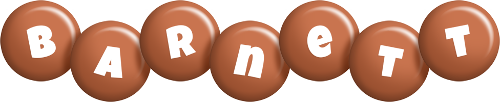 Barnett candy-brown logo