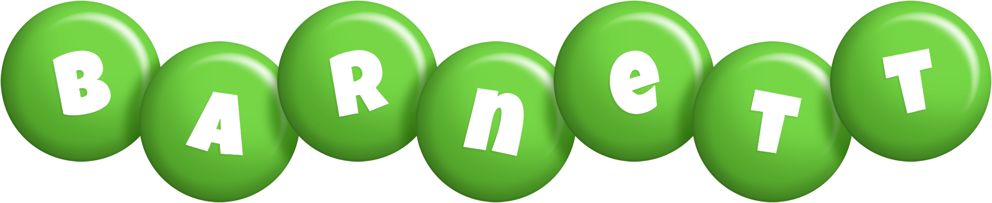 Barnett candy-green logo