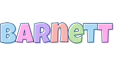 Barnett pastel logo