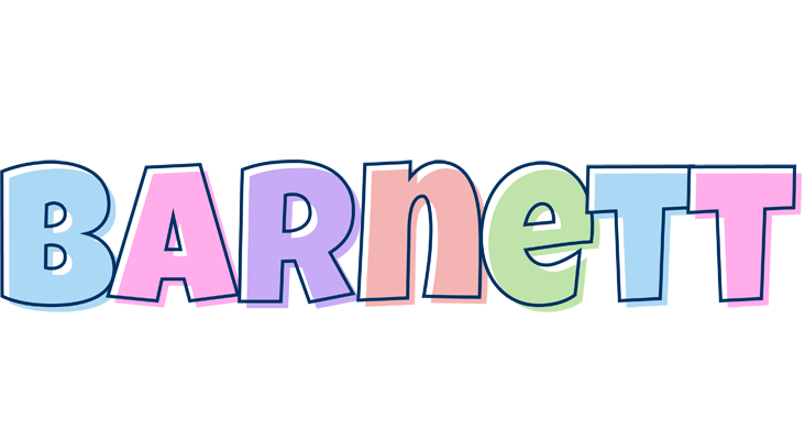 Barnett pastel logo