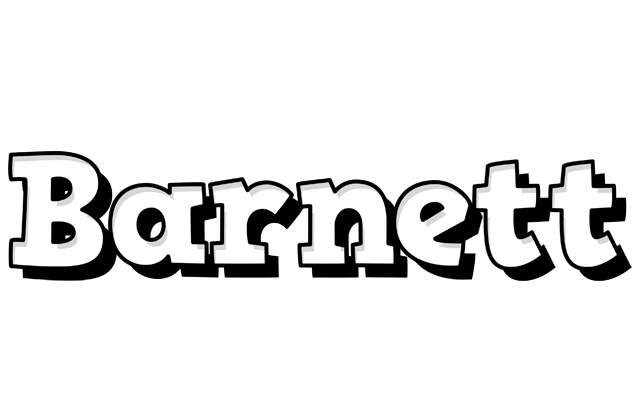 Barnett snowing logo