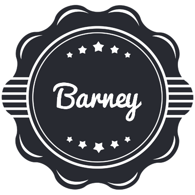 Barney badge logo