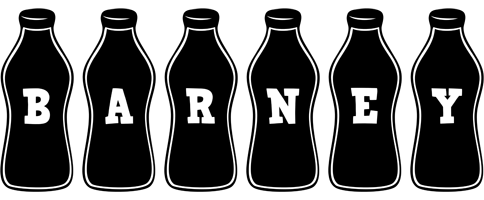 Barney bottle logo
