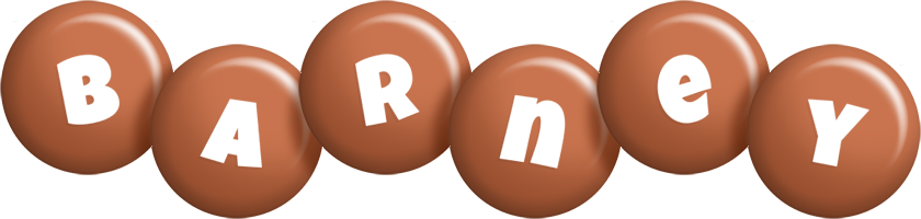 Barney candy-brown logo