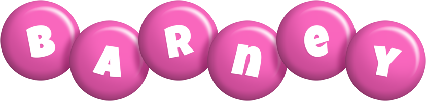 Barney candy-pink logo