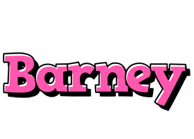 Barney girlish logo