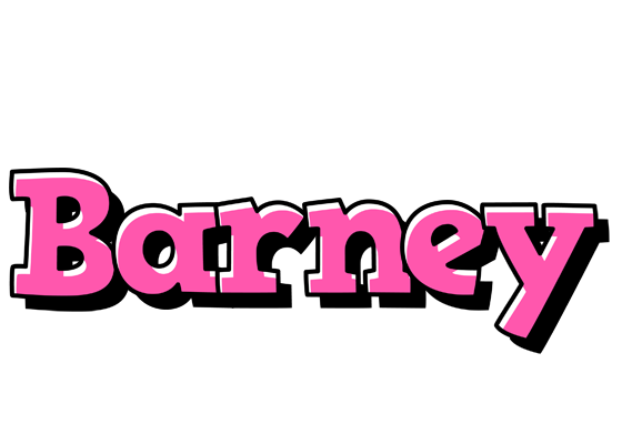 Barney girlish logo