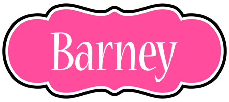 Barney invitation logo