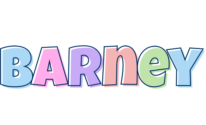 Barney pastel logo