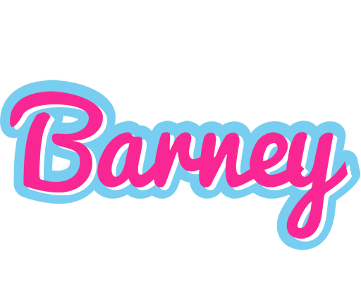 Barney popstar logo