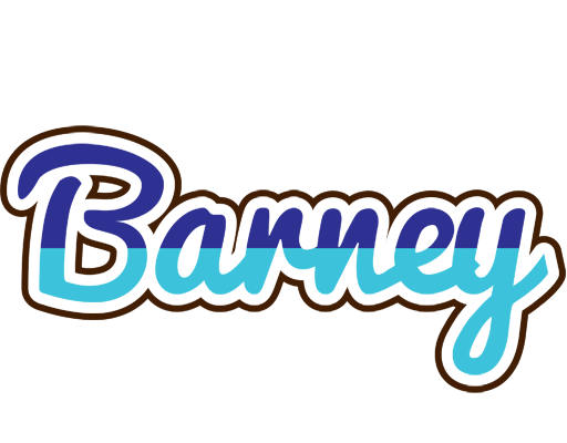 Barney raining logo