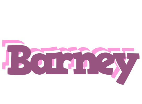 Barney relaxing logo