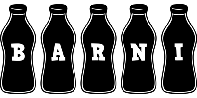 Barni bottle logo