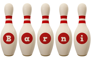 Barni bowling-pin logo