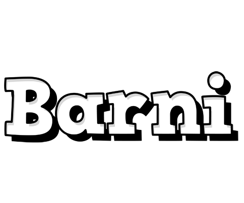 Barni snowing logo