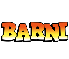 Barni sunset logo