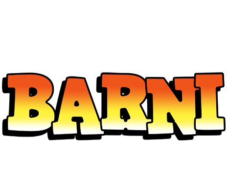 Barni sunset logo