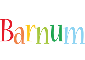 Barnum birthday logo