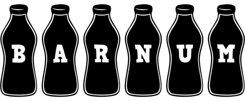 Barnum bottle logo